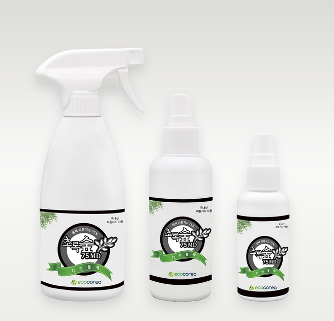 초록숲 75MD 피톤치드 자동차 실내용 탈취제 담배냄새 제거 스프레이, 2개, 150ml