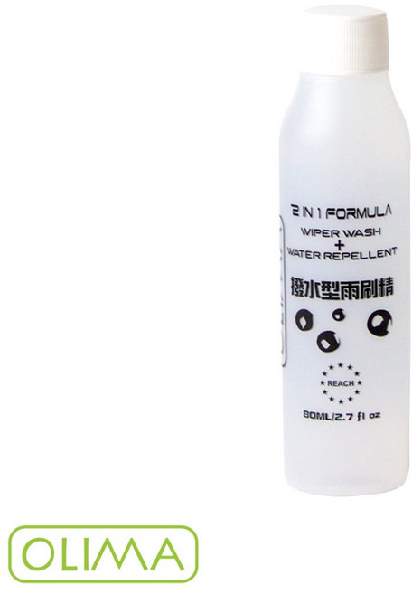 OLIMA 2合1配方 雨刷精 80ML 撥水清潔, 1個, OLIMA撥水型雨刷精80ML