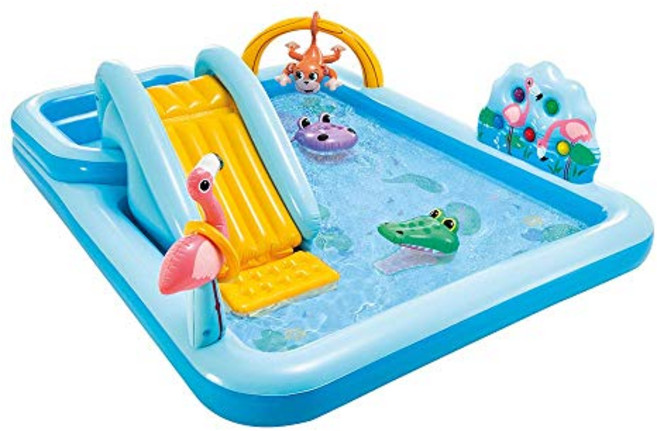 INTEX (인텍스) 풀 정글 어드벤처 플레이 센터 257 × 216 × 84cm 57161 [일본 정규품], 1개