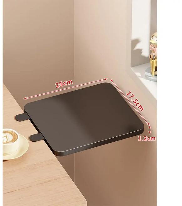 쿠쿠스토어 데스크탑 컴퓨터 테이블 확장 보드 손 받침대 수납 선반 연장형 넓어진 적층형 가구 정리함, 칠판 17.525  검정색 스탠드, 27 검정색 지지대 + 검정색 칠판 (17.525)