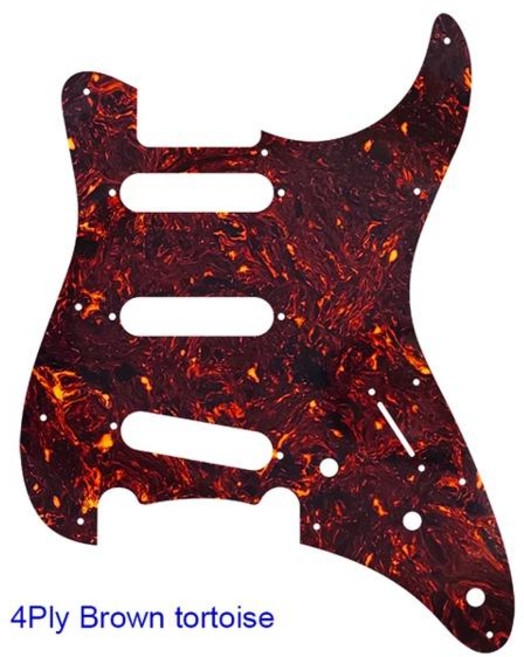 기타 Pleroo G L 용 부품 Homage Legacy 6 String Guitar Pickguard Tribute 여러 가지 빛깔의 옵션, [21] 4Ply Brown tortoise, 1개