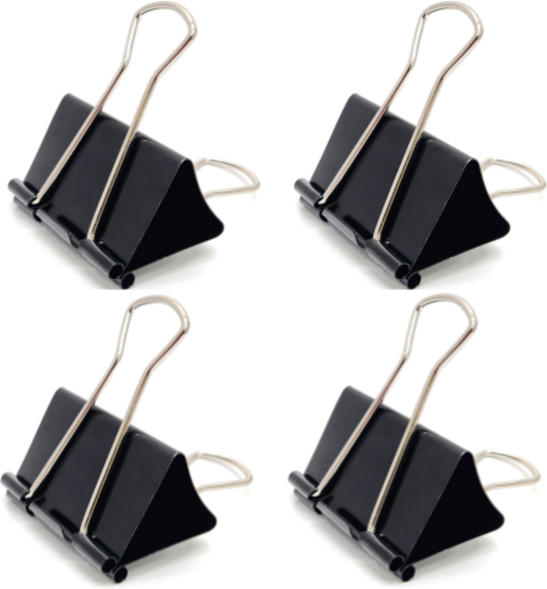 웰컴투 더블클립 고정 특대형 60mm 4개입, 1세트