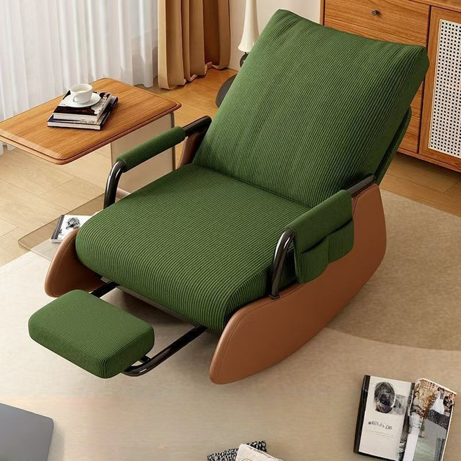 Briliant 흔들의자 흔들의자 1인용 쇼파 체어 무중력 안락의자 G518-063, 1개, 그린