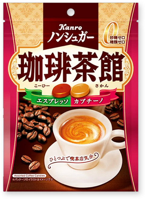 칸로 논슈가 커피 캔디, 72g, 4개