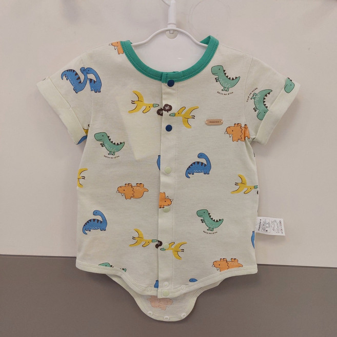 해피랜드 여름신상 20%세일 소재가 좋고 공룡패턴으로 사랑받는 유아 반소 바디슈트