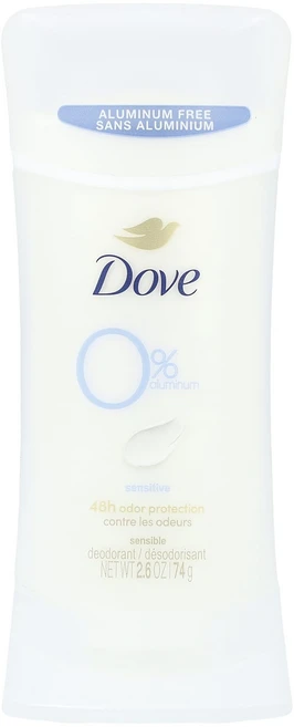 Dove 알루미늄 무함유 데오드란트 센시티브 74g(2.6oz), Dove알루미늄무함유데오드란트센시티브74g26oz, 74g, 1개 - 쿠팡