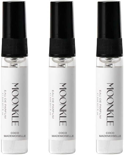 뭉클 코코 마드모아젤 니치향수 미니어처, 3개, 5ml
