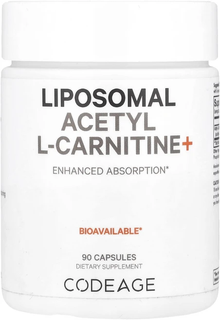 Codeage 리포소말 아세틸 L-카르니틴+ 500mg 캡슐 90정, Codeage리포소말아세틸L카르니틴500mg캡슐90정, 1개 - 쿠팡
