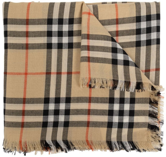 버버리 체크 스카프