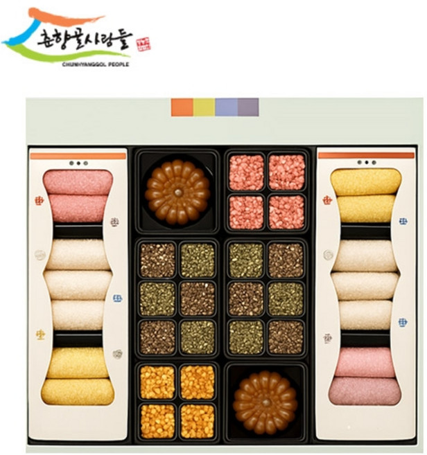 기타 [남원명가한과] 춘향골 한과(방자/2단) 선물세트, 1박스, 520g