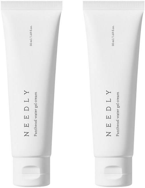 니들리 판테놀 워터 젤 크림, 50ml, 2개