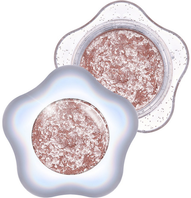 뷰티피플 반짝반짝 눈부셔 별 멀티 펄 피그먼트 하이라이터 글리터 섀도우 애교살1.2g, 1개, 눈부셔 다이아