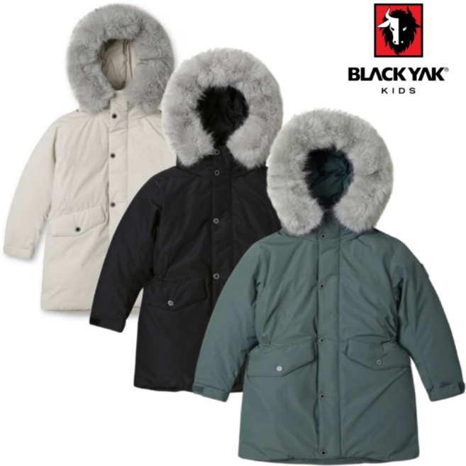 블랙야크키즈 패딩 다운 겨울 스키 여행 등산 캠핑 한파 레저 롱패딩 야상 점퍼 파카