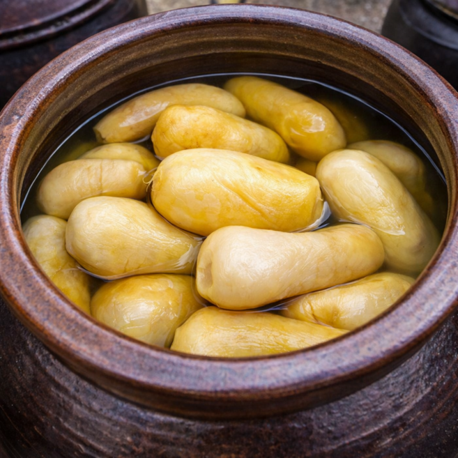 밥앤찬 국내산 무짠지 1개 통무장아찌 아삭오독, 850g