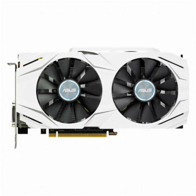 ASUS DUAL 지포스 GTX1060 3G O3G D5 3GB 화이트, [중고] 그래픽카드
