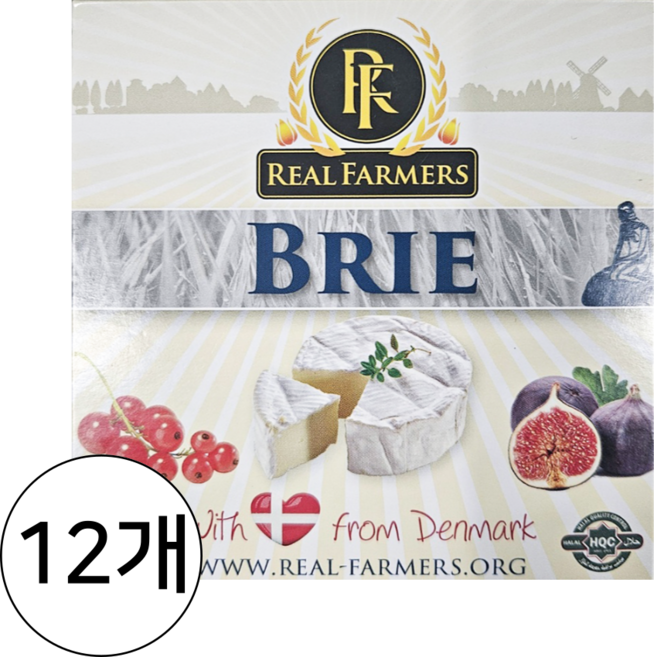 리얼 파머스 브리치즈, 12개, 125g