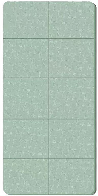 코어가드 접이식 논슬립 요가매트, 그린, 1개