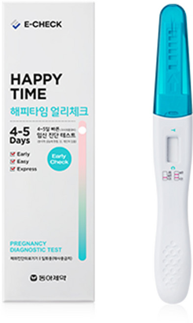 동아제약 해피타임 얼리체크 임신 테스트기, 1개, 5개입