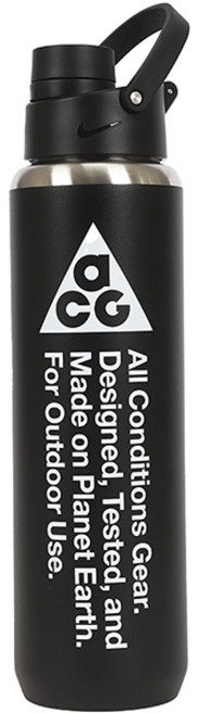 나이키 스포츠 물병 ACG Recharge 처그 Graphic 보틀 24OZ 블랙-화이트, 1개, 상세 설명 참조