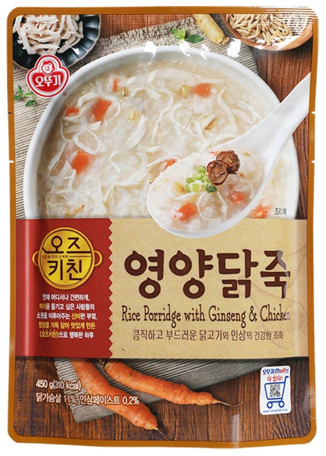 오뚜기 오즈 키친 영양 닭죽, 450g, 15개