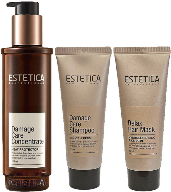 에스테티카 데미지케어 컨센트레이트 120ml+샴푸100ml+헤어팩100ml, 1개, 120ml