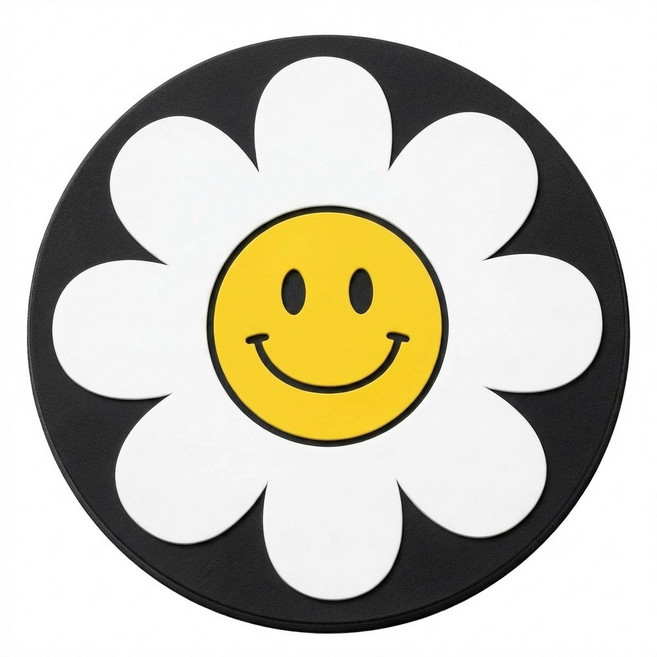 브로키 오염방지 실리콘 인덕션 보호매트, 1세트, 블랙(2p)