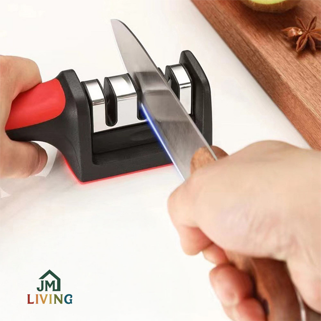 제이엠리빙 칼갈이 주방용 가정용 수동 5초 멀티 4구 다용도, 1개, 멀티3in