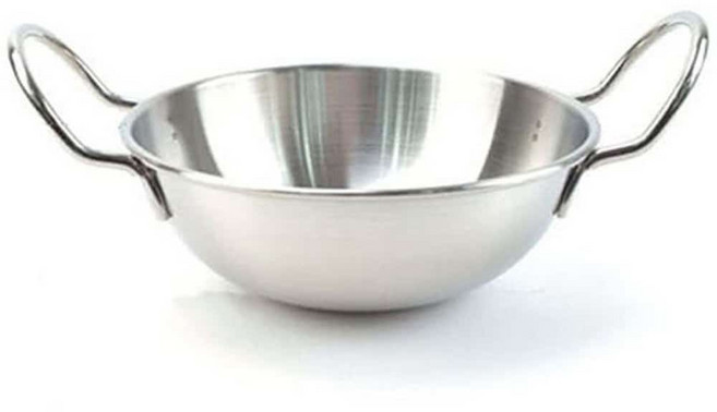 스텐 믹싱볼 샐러드볼 접시 스텐볼 손잡이 그릇 19cm, (4호), 옵션:(4호)
