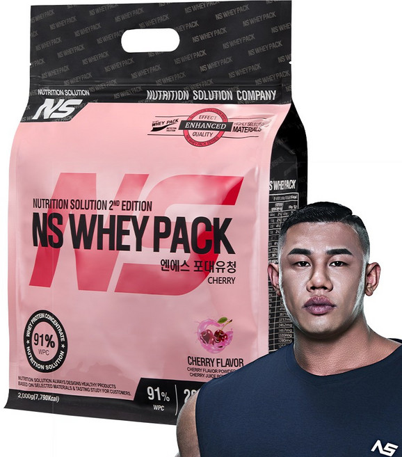 NS 포대유청 WPC 체리맛 2kg 헬스보충제 단백질보충제, 1개