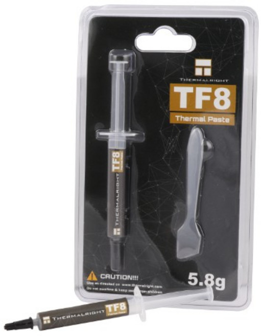 小白的生活工場*Thermalright 利民 TF8 5.8G 散熱膏/導熱係數高13.8w / m-k, 1個, 灰色