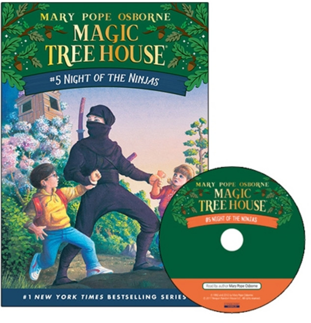 Magic Tree House 5 Night of the Ninjas (Book+CD)
