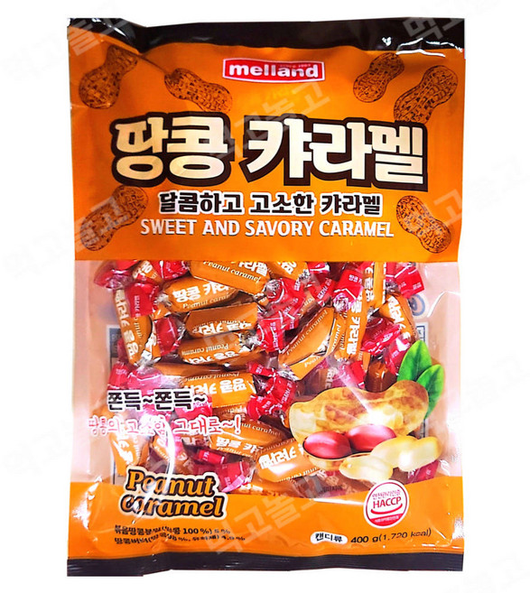 멜랜드 땅콩카라멜, 400g, 2개