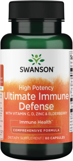 스완슨 하이 포텐시 얼티미트 이뮨 디펜스 위드 C D 아연 & 엘더베리 캡슐, 1개 - 쿠팡