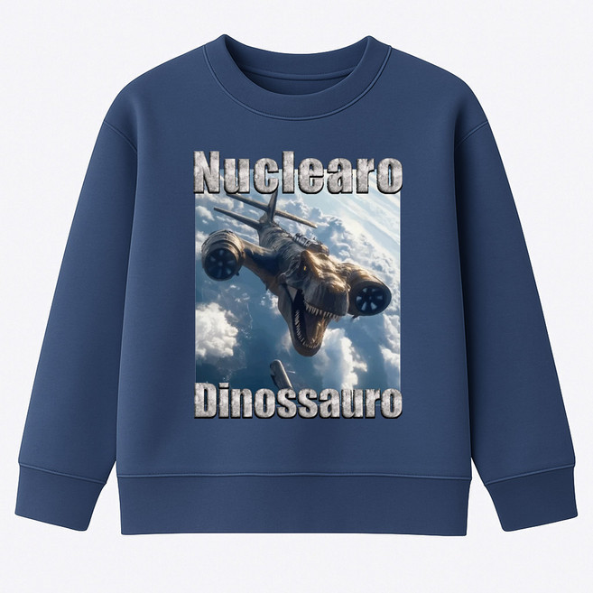 꼬므떼 아동 주니어 이탈리안 브레인롯 뉴클레아로 디노사우로 맨투맨 티셔츠 국내생산 형제룩 등원룩