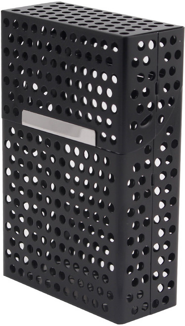 KCJ 메탈 일반형 담배 케이스, 01.일반 메탈 메쉬(일체형20개입)(블랙), 1개