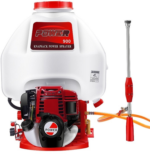 가솔린 농약 살포기 농업용 고압 방역 고압 농업용 4행정 분무기 분사기 동력 엔진, 16리터 몸체 조절속도 고급 이중 스위치