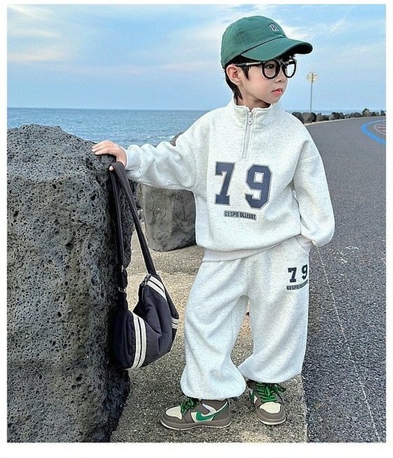 아짱 키즈남녀공용 봄 가을신상 상하세트 데일리 등하원룩 트레이닝세트