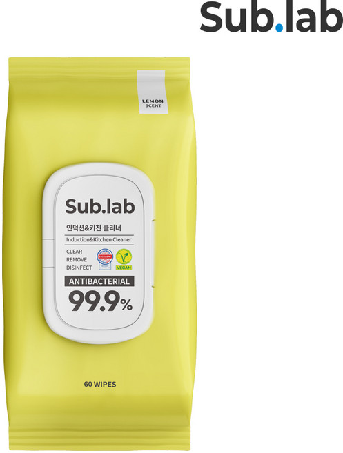 서브랩 인덕션 & 키친클리너 60매, 1개