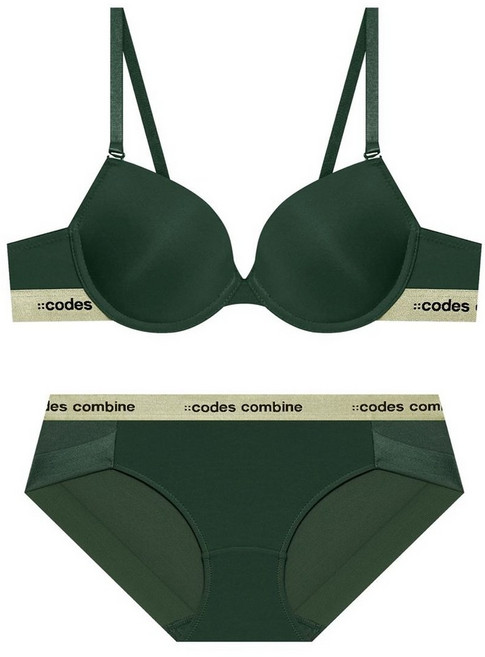 [백화점 정품] 코데즈컴바인 이너웨어 베이직 브라 팬티 세트 (CEWBRBP961DGR)