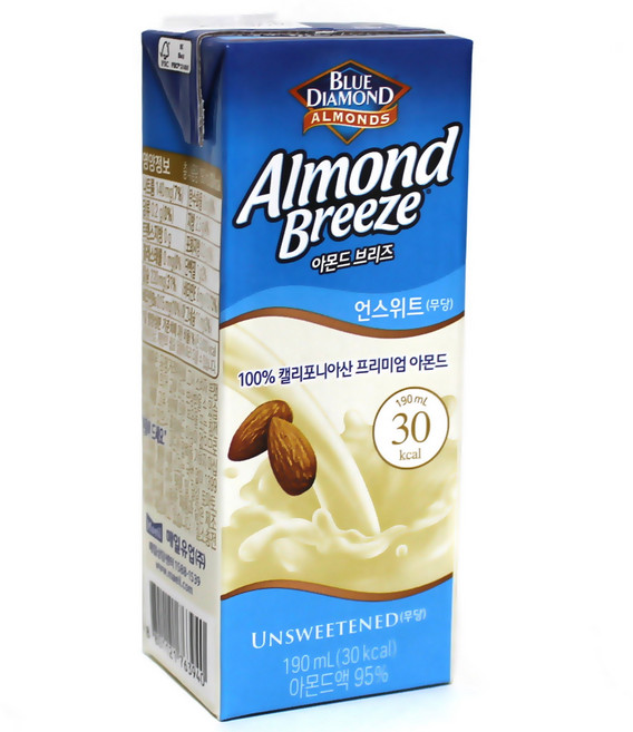 아몬드브리즈 언스위트, 190ml, 12개