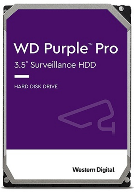 웨스턴디지털 WD PURPLE PRO 7200/256M (WD122PURP 12TB) CCTV DVR 녹화기 NVR용 구 WD121PURP, WD122PURP, 12TB