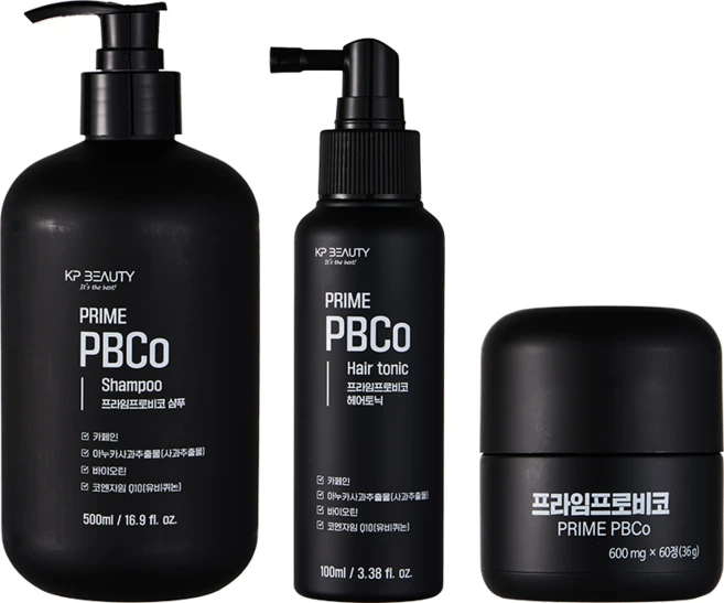 프라임 프로비코 샴푸 토닉 영양제 세트 탈모완화 PBCo, 1개, 600g - 쿠팡