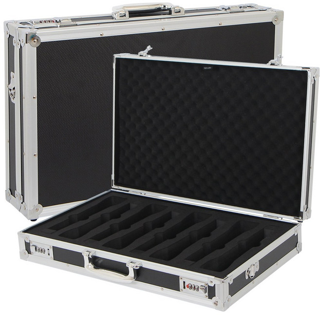 가방몰 유무선 마이크케이스 마이크가방 무선마이크가방 음향장비 8본 세로수납 마이크케이스 ADDMS8