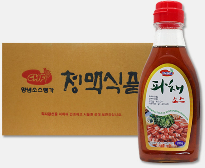 청맥 파채소스 280g 1박스 양파절임 무침, 20개