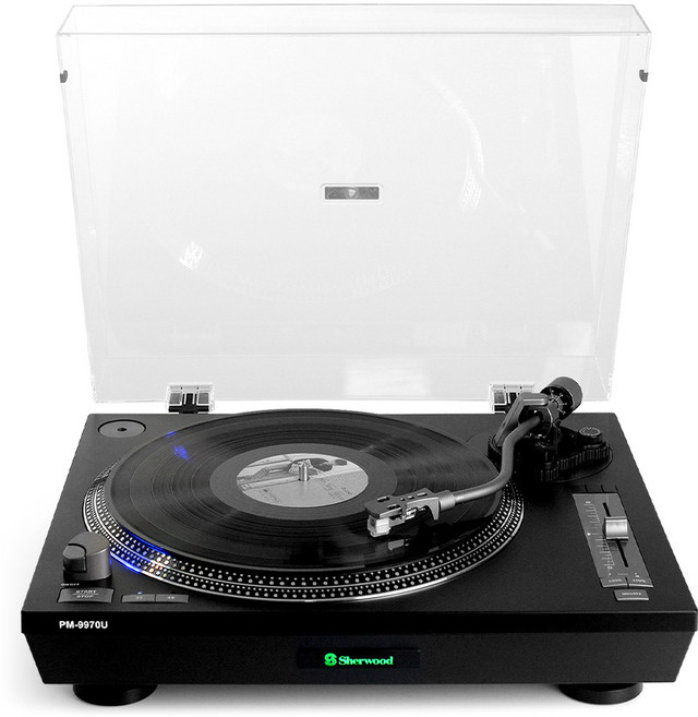 인켈 PM9970U 벨트드라이브 USB 턴테이블 블랙 26년 신형 업그레이드 버젼, 단품