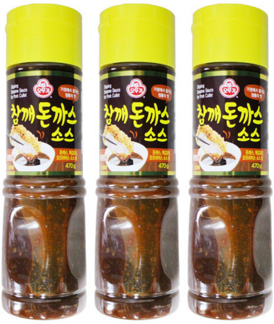 오뚜기 참깨 돈까스 소스, 오뚜기 오뚜기 참깨 돈까스 소스 470g 3개, 470g, 3개
