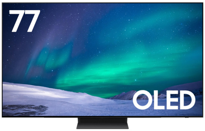 삼성전자 4K UHD OLED TV, 195cm(77인치), QN77S90FAFXZA, 스탠드형, 방문설치