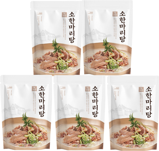 더 진한 소한마리탕 600g 5개