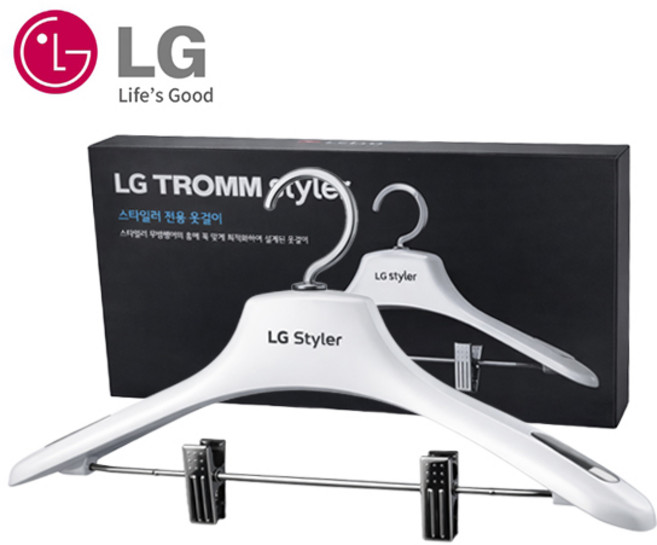LG 트롬 스타일러 의류관리기 전용 상의 옷걸이, 1개