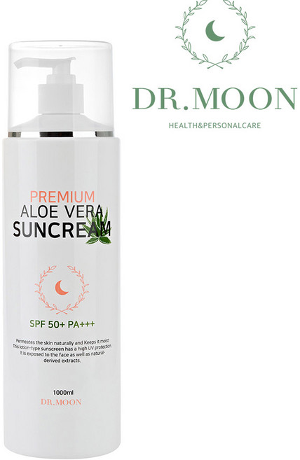 닥터문 프리미엄 알로에 베라 선크림 SPF50+ PA+++ 1000ml, 1L, 1개
